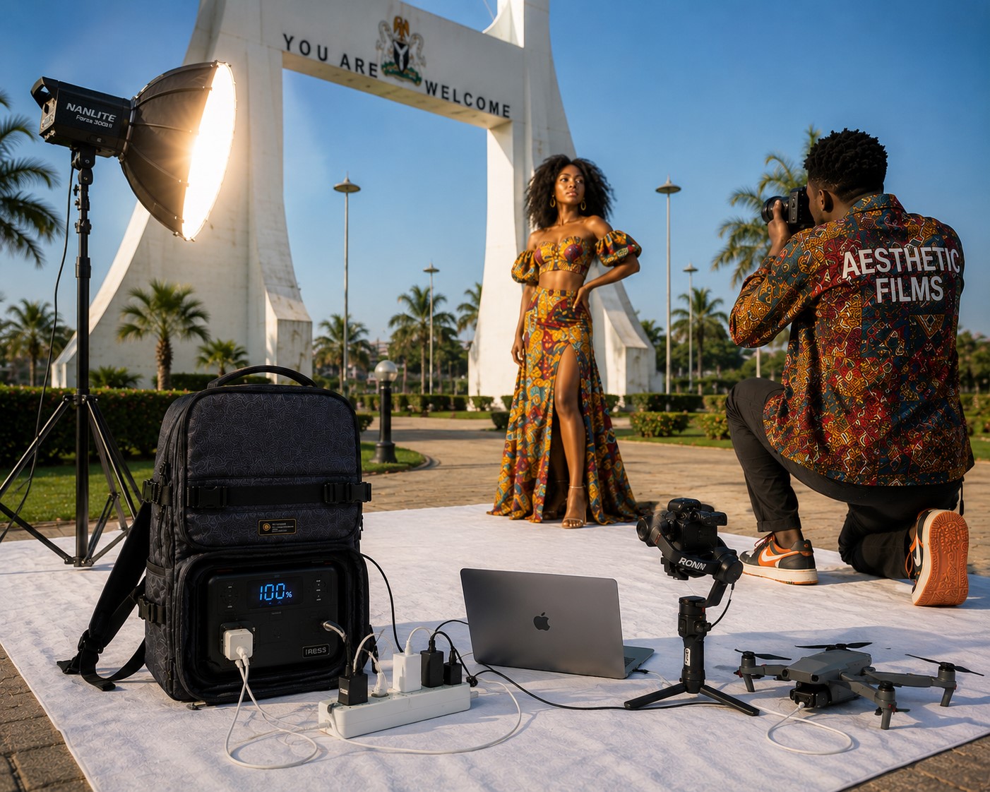 Media & Creativity with an iress solar backpack